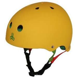   Eight Helmet Rasta Yellow Large Skate Helmets