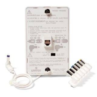 Leviton 40215 W Out of Site Power Jack, Cordless Telephone Wall Phone 
