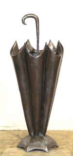 Cast Bronze 37in Height Umbrella Shaped Stand  