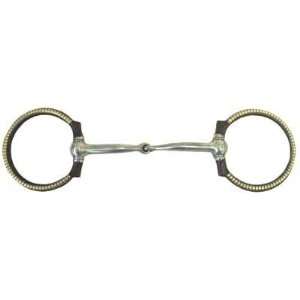  BIT FUTURITY SNAFFLE 5 SS MOUTH ANTIQUE DEES W/SS DOTS 