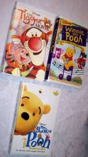 LOT OF 3 Winnie the Pooh VHS MOVIES Tigger Book of Pooh 786936127676 