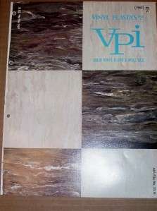 Vtg Vinyl Plastics Inc Catalog~Floor/Wall Tile 1962 VPI  