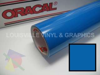   Wide Azure Blue Oracal 651 Intermediate Sign Cutting Vinyl Roll  