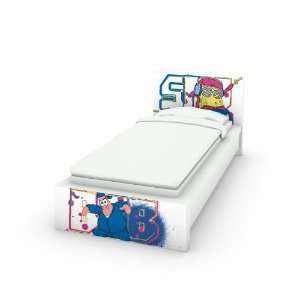  spongebob Hiphop Yeah White Decal for IKEA Malm Bed Front 