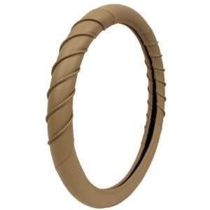   Custom Accessories 39751 Tan Twisted Steering Wheel Cover Automotive