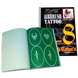   AIRBRUSH TATTOO STENCILS SET 8 AIRBRUSH TATTO Arts, Crafts & Sewing