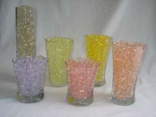 8oz. WATER BEADS WEDDING VASE DECORATIONS CENTERPIECE(OVER 200g) makes 
