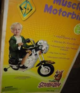 Scooby Doo 6 volt battery operated Rid on motorcycle  