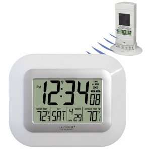   Digital Wall Clock with Indoor/Outdoor Temperature & Solar Sensor