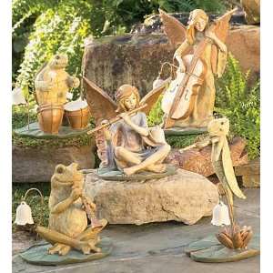  Outdoor Resin Musical Fairyland Fairy with Flute Kitchen 