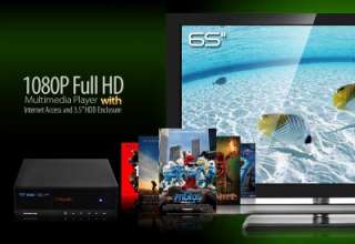 1080P Full HD Multimedia Player with Internet Access & 3.5 HDD 