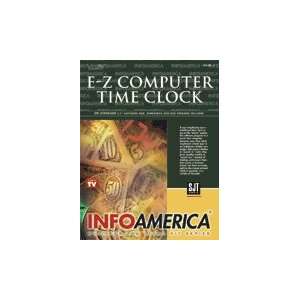  E Z Computer Time Clock   Retails for $29.95 Office 