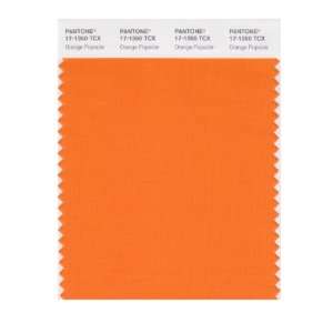  PANTONE SMART 17 1350X Color Swatch Card, Orange Popsicle 
