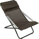 Lafuma TRANSABED XL Lounge Chair   Moka Cannage Phifertex Weave