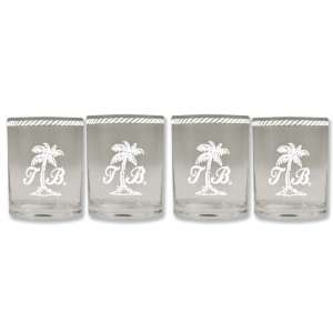   Tommy Bahama Double Old Fashioned Glasses, Set of 4