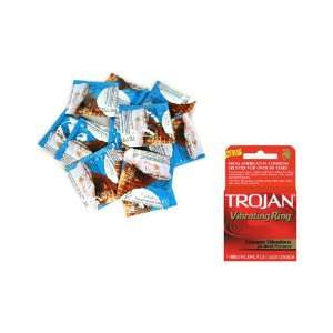   Premium Latex Condoms Lubricated 72 condoms Plus TROJAN VIBRATING RING
