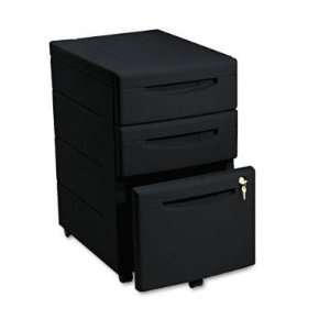   Underdesk Mobile Pedestal File, 2 Box/1 File Drawer, Black (ICE95211