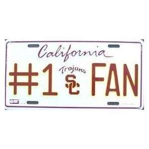 USC University Southern California Trojans College Car License Plate 