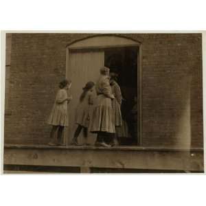  Photo Workers in Weiss Hosiery Mill, a small mill. I saw a 