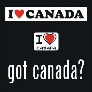   love Canada and got Canada 3 Sticker pack Arts, Crafts & Sewing