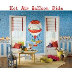 Hot Air Balloon Ride Mural 