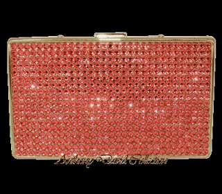 This exquisite cigarette case is covered with Swarovski crystals. It 