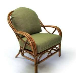  Boca Rattan 160001959 Clayton Arm Chair in Royal Oak with 